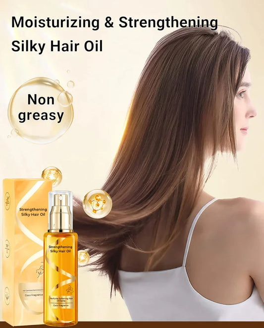 HAIR SHINE SPRAY | 100ML MILD AND PORTABLE HAIR OIL SPRAY,OIL SHEEN HAIR SPRAY FOR MOISTURIZING AND NOURISHING GIFT FOR WOMEN MEN FRIENDS (BUY 1 GET 1 FREE)
